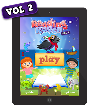 Reading Raven Vol 2 main menu